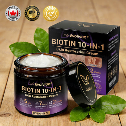 Made and Shipped from Canada ✨Evolvion® Biotin 10-in-1 Skin Restoration Cream 🎉🎉🎉