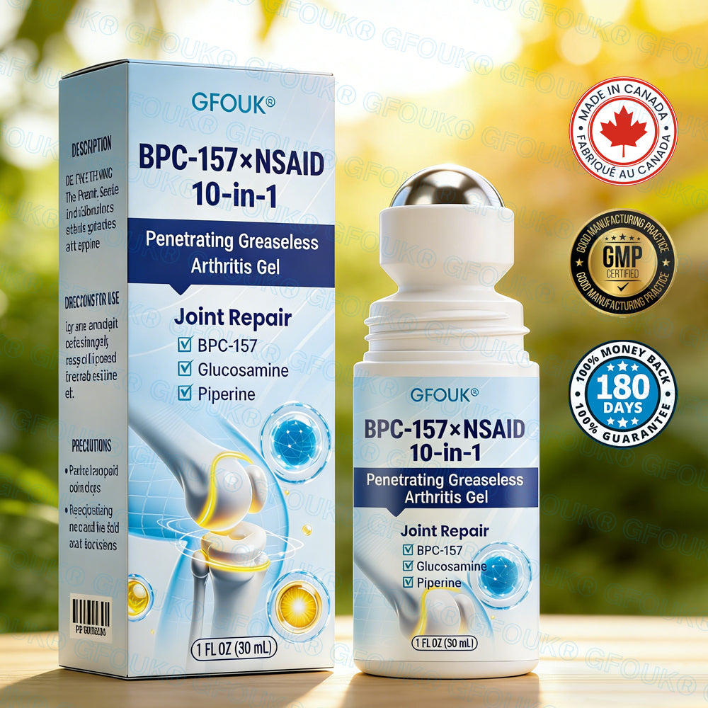 𝐎𝐟𝐟𝐢𝐜𝐢𝐚𝐥 𝐒𝐭𝐨𝐫𝐞 🇨🇦 | GFOUK® BPC-157 × NSAID 10-in-1 Penetrating Greaseless Arthritis Gel