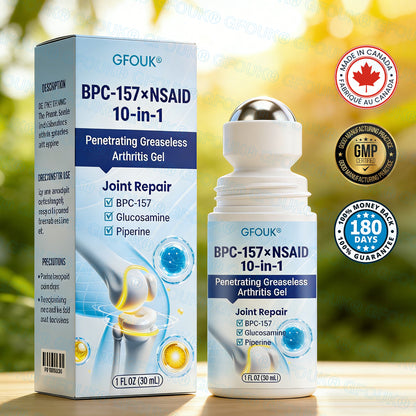 𝐎𝐟𝐟𝐢𝐜𝐢𝐚𝐥 𝐒𝐭𝐨𝐫𝐞 🇨🇦 | GFOUK® BPC-157 × NSAID 10-in-1 Penetrating Greaseless Arthritis Gel