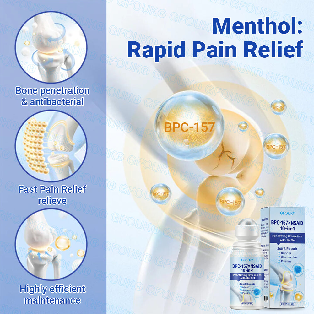 𝐎𝐟𝐟𝐢𝐜𝐢𝐚𝐥 𝐒𝐭𝐨𝐫𝐞 🇨🇦 | GFOUK® BPC-157 × NSAID 10-in-1 Penetrating Greaseless Arthritis Gel