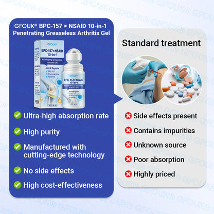 𝐎𝐟𝐟𝐢𝐜𝐢𝐚𝐥 𝐒𝐭𝐨𝐫𝐞 🇨🇦 | GFOUK® BPC-157 × NSAID 10-in-1 Penetrating Greaseless Arthritis Gel