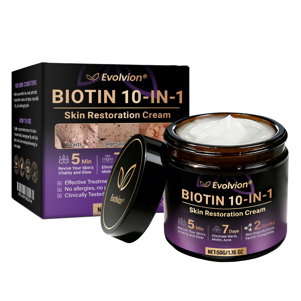 Made and Shipped from Canada ✨Evolvion® Biotin 10-in-1 Skin Restoration Cream 🎉🎉🎉