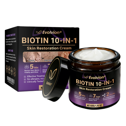 Made and Shipped from Canada ✨Evolvion® Biotin 10-in-1 Skin Restoration Cream 🎉🎉🎉